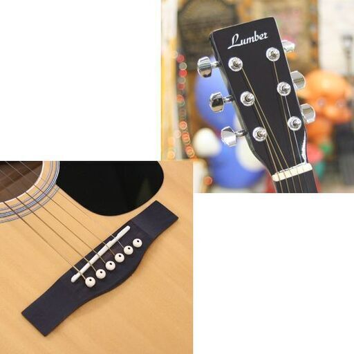 入門用 Lumber LDG10NA アコースティックギター ソフトケース付 フォークギター トレッドノートシェイプ アコギ 札幌市 