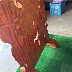 天板木一枚板の衝立の画像