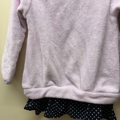 120cm裏毛チュニックリボンの画像