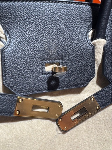 エルメス バーキン30 黒 トゴ ゴールド金具 未使用