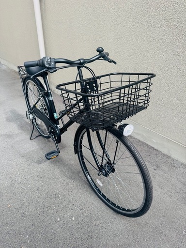 ※決まりました！※　半年ほどしか乗ってない、ほぼ新車のママチャリ。自動点灯するオートライト、6段変速付き。足回りはガチガチ丈夫なカート