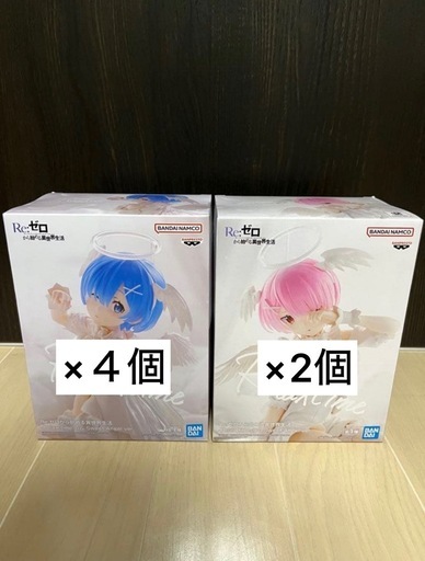 Re:ゼロから始める異世界生活 Relax time レム ラム Sweet Angel ver. 2種 計6体セット