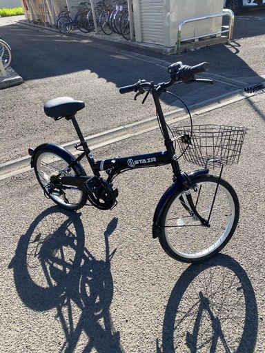 STAIR 折りたたみ自転車 ブラック