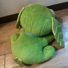 お茶犬(リョク)&お茶猫(さくら)ぬいぐるみの画像