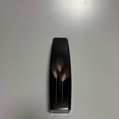 輪島塗 花瓶 黒塗 共箱あり 花器の画像