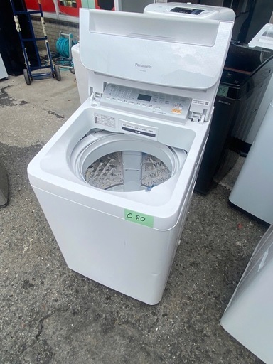 NO C80?福岡市内配送設置無料✨?Panasonic(パナソニック)の全自動洗濯機 9.0kg NA-F9AE6  