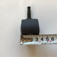差し込み式双輪キャスター ブラック 4個セットの画像