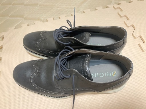 COLE HAAN ZEROGRAND ウイングチップ レザーシューズ 9.5 
