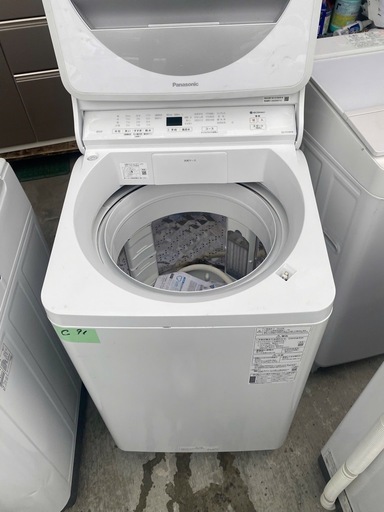 NO C91?福岡市内配送設置無料✨?パナソニック 10.0kg 全自動洗濯機 泡洗浄 ホワイト NA-FA100H8-W 2020年
