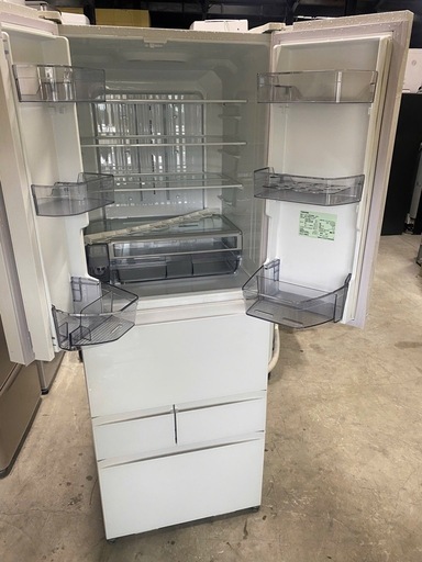 NO C97?福岡市内配送設置無料✨?冷蔵庫 グランホワイト GR-T460FH-EW [４６２Ｌ /6ドア /観音開きタイプ]  2