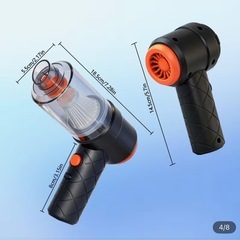 新品★ハンディ掃除機　ワイヤレス　手軽に掃除　USB充電可能　コンパクト収納可能　ポケット掃除機 の画像