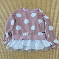 120cm 女の子　長袖　ハンガーの画像