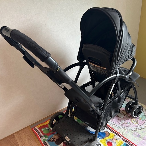 カトージ KATOJI 二人乗りベビーカー 2-Seater　ブラック