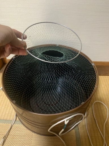 鮎釣り　銅製ビク　スカリ