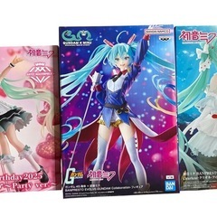 初音ミク フィギュア3個セット (ユウ) 天道のフィギュアの中古あげます