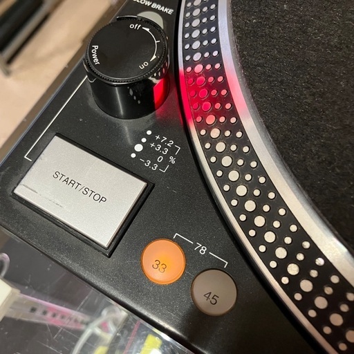 DENON DP-DJ100 スライドピッチコントロール不良　動作中古品