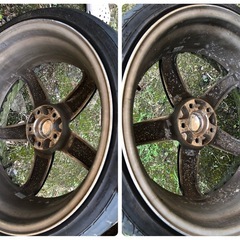 Sporza ｽﾎﾟﾙｻﾞ 20インチ 8.5j +40 5H 114.3 メッキ 深リム 4本セットの画像