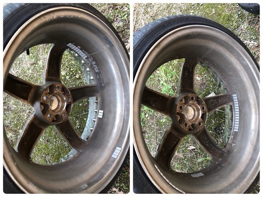 お取引者決定しました Sporza ｽﾎﾟﾙｻﾞ 20インチ 8.5j +40 5H 114.3 メッキ 深リム 4本セット