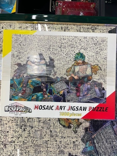 ジャングルジャングル貝塚店　ジグソーパズル　僕のヒーローアカデミア　ヒロアカ　組み立て品　箱付き　額入り　中古　リユース　貝塚市　二色