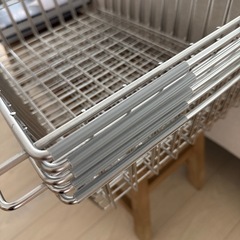 5個セット　無印良品　ステンレスユニットシェルフ　引き出し　バスケットの画像