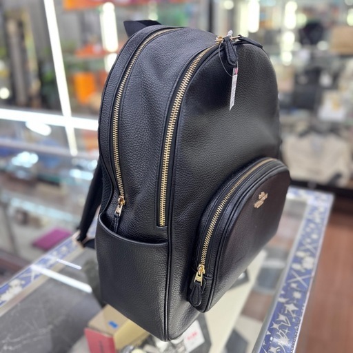 ☆ドリーム荒牧店☆COACH コーチ レザー バックパック リュック ブラック