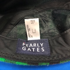 フォロワー限定割引有★【ジャングルジャングル岸和田店】PEARLYGATES パーリーゲイツ　キャップ チェック グリーン　南大阪 岸和田市 貝塚市 泉佐野市 和泉市 忠岡町 熊取町の画像