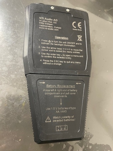 NTi Minilyzer ML1 ポータブルオーディオアナライザー