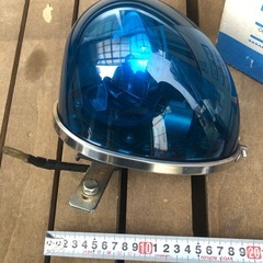 中古】パトライト　青色回転灯　　一個単価ですの画像