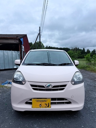 格安車検R9/1まで ダイハツ ミラ 低走行4.3万km ナビ付 即乗り可