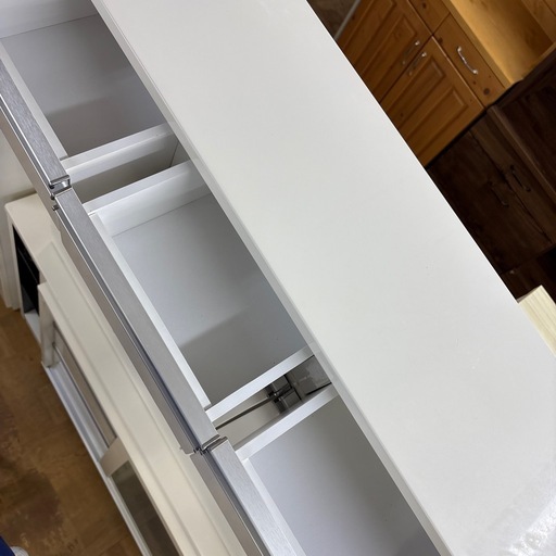 中古】堺市の食器棚、キッチン収納を格安/激安/無料であげます・譲り 【ジャングル深井店】収納棚 ホワイト収納家具 キッチン家具 堺市 深井【FU934】