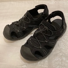 Kappa サンダル　 黒とグレーの2足セット　形はkeenに似てる の画像