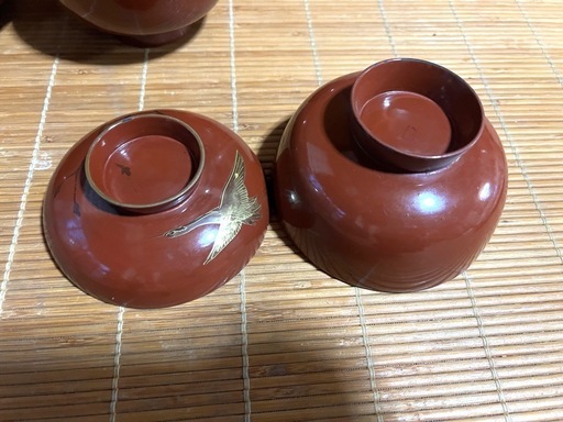 漆器 椀 10客セット 紅葉 小吸物椀 共箱 懐石 昭和レトロ アンティーク 木箱付 漆器 蓋付椀 8客セット 昭和レトロ 吸物椀 茶懐石 和食器