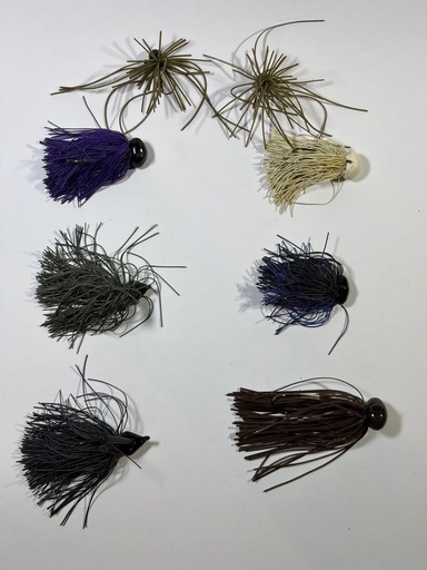 釣具19 ラバージグ8個 (タキ⭐️値下げ交渉可) 須賀川のその他の中古