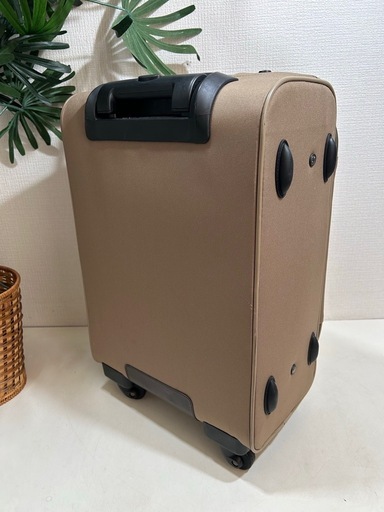 ACE エース キャリーバッグ スーツケース ベージュ 機内持込可 4輪 使用2回 キャリーケース 旅行バッグ トラベルバッグ