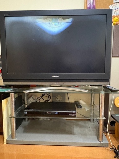 中古テレビ台 無料】TOSHIBA REGZA 37インチ＋テレビ台セット (kokomachi1) 西鉄