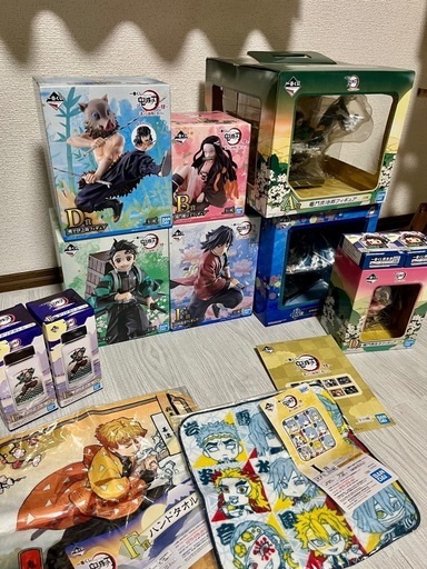 【総額14点セット】鬼滅の刃 一番くじ フィギュア・雑貨まとめ売り