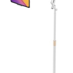 スマホスタンド，タブレットも装着可能。ipadつけて使ってできますの画像