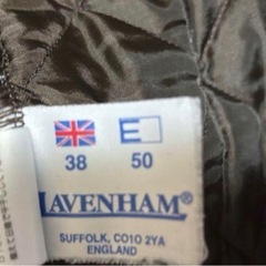 LAVENHAM製のブラックキルティングジャケット サイズ38/50 XL イングランド製
の画像