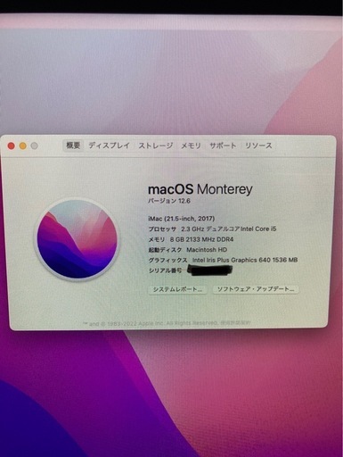 オマケ付きApple iMac (21.5-inch, 2017) (gori) 新大塚のMacの中古
