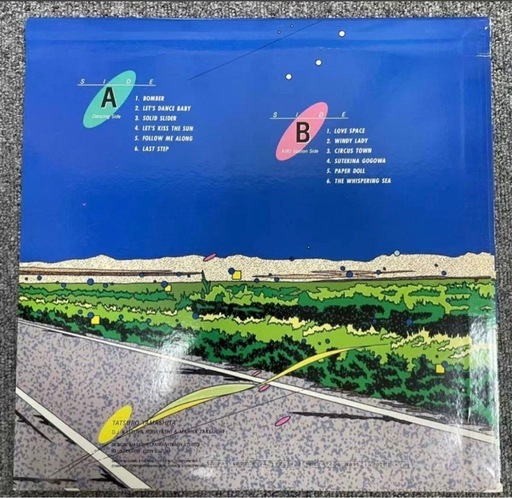 希少　アナログレコード　山下達郎　COME ALONG　