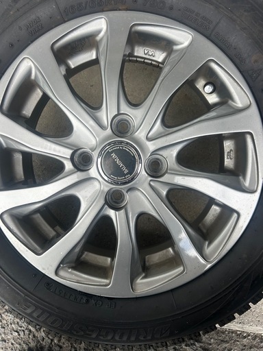 【バリ溝】ブリヂストン BLIZZAK 165/65R14 4本セット