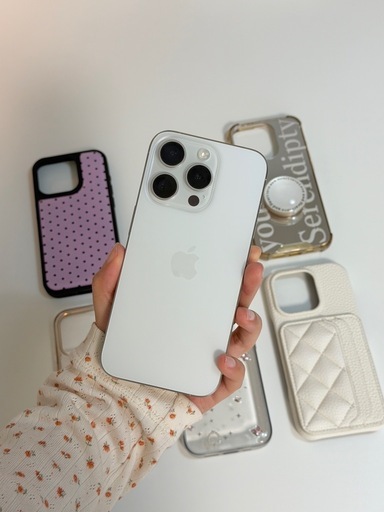 値下げしました】iPhone 15 Pro 128GB ホワイトチタニウム SIMフリー+