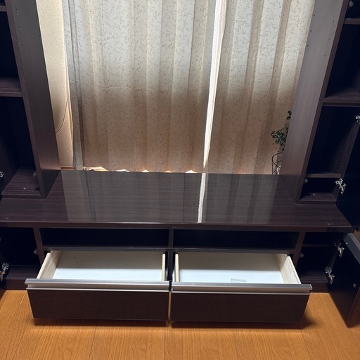ニトリ壁面収納テレビボード ニトリ（NITORI） 壁面収納(UF01 285セットGYBK) : ニトリ Yahoo!店 