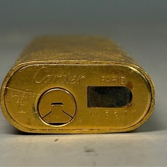 カルティエ Cartier ガスライター ゴールド オーバル 喫煙具 の画像