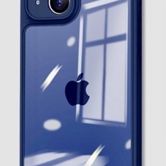【週末価格】iPhone 12 ケース クリアケース 光沢 ネイビー  指紋防止 耐衝撃の画像