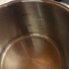 圧力鍋　ガスIH対応の画像