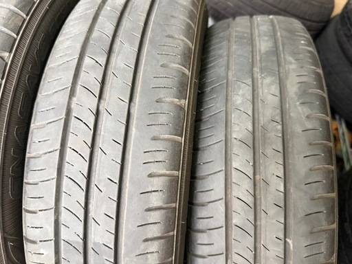 バリ山22年製】155/65R14 ダンロップノーマルタイヤ4本 (ハンゾー