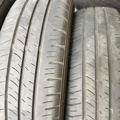 【バリ山　22年製】155/65R14 ダンロップ　ノーマルタイヤ　4本の画像