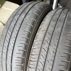 【バリ山　22年製】155/65R14 ダンロップ　ノーマルタイヤ　4本の画像