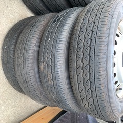 軽バン145/80r12タイヤホイルセットの画像